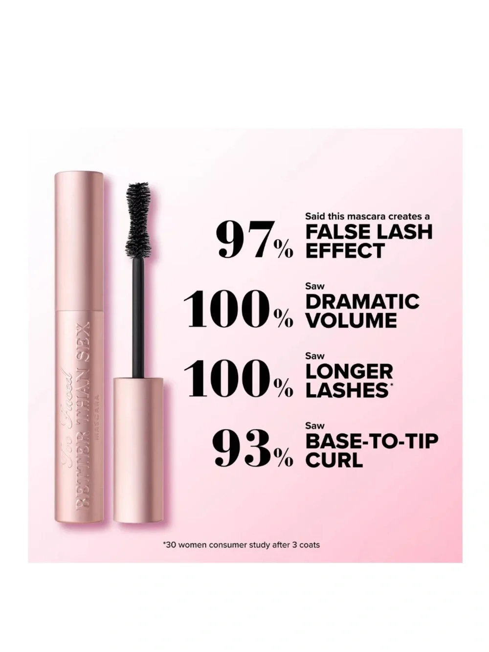 NWT Too Faced Better than Sex Mascara